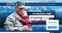 Desktop Screenshot of militarymoversrealestate.com